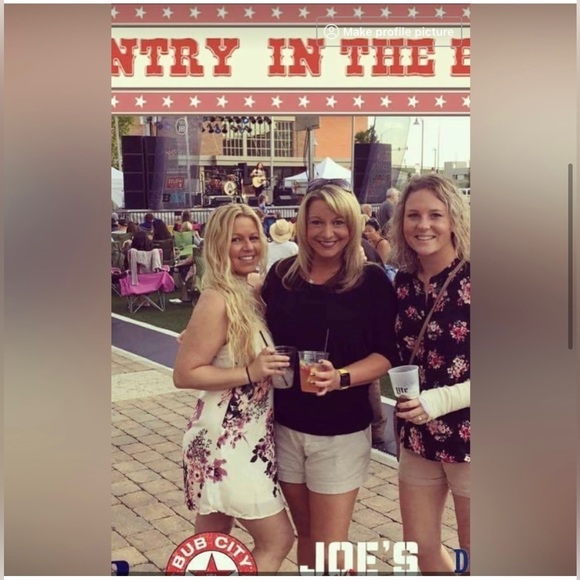 ⭐️SAVED BY THE DRESS CREAM FLORAL TANK SHORT DRESS SZ MED WARN ONCE - Picture 11 of 14